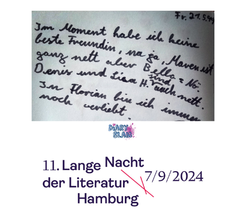 Diary Slam zur 11. Langen Nacht der Literatur